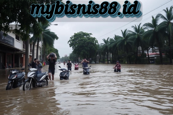 Hujan deras guyur Jakarta, sebanyak 54 RT di Jakarta Selatan dan Timur terendam banjir